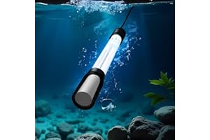 ZETAWALE Pond UV Light for Fish Tank UV Pond Water Clarifier for 100-2000 Gallon UV Pond Filter for Koi Pond Swimming Pool,Spa,Large Fish Tank UV Light Aquarium for Outdoor Pond Algae Control（32W）