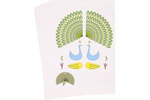 RZXYYGS 3D Pen Stencils, 20 Sheets 40 Patterns 3D Drawing Paper Templates, with a Reusable Transparent PVC Drawing Board, 3D Art Pen Accessories Set for Adults Starter for 3D Printing Pen