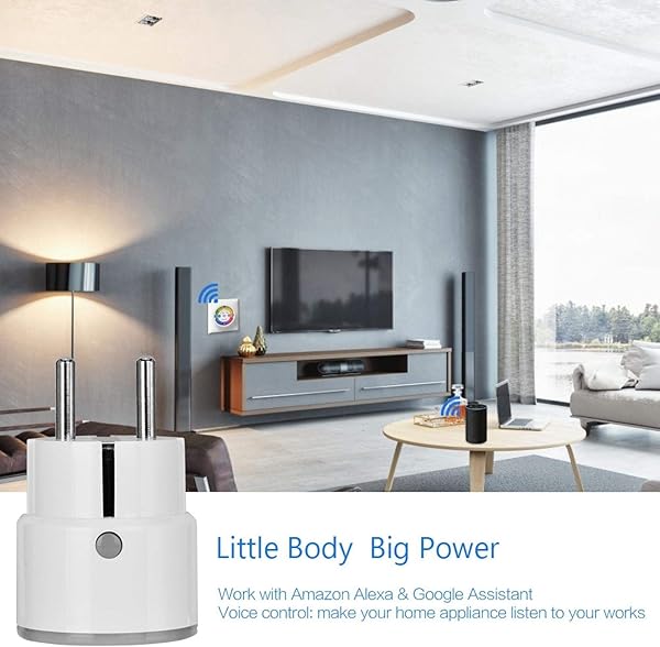 Smart Home Plug Freisprech Sprachsteuerung kann Ihre Elektronik einfach ein  und ausschalten Support Alexa Google Home