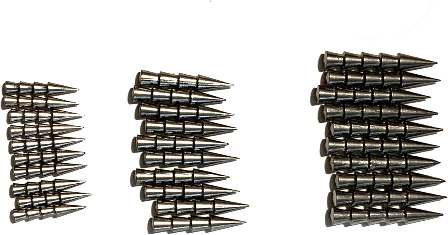 Newdy Tungsten Nail Weights Fishing 30 Piece Bundle (10 of