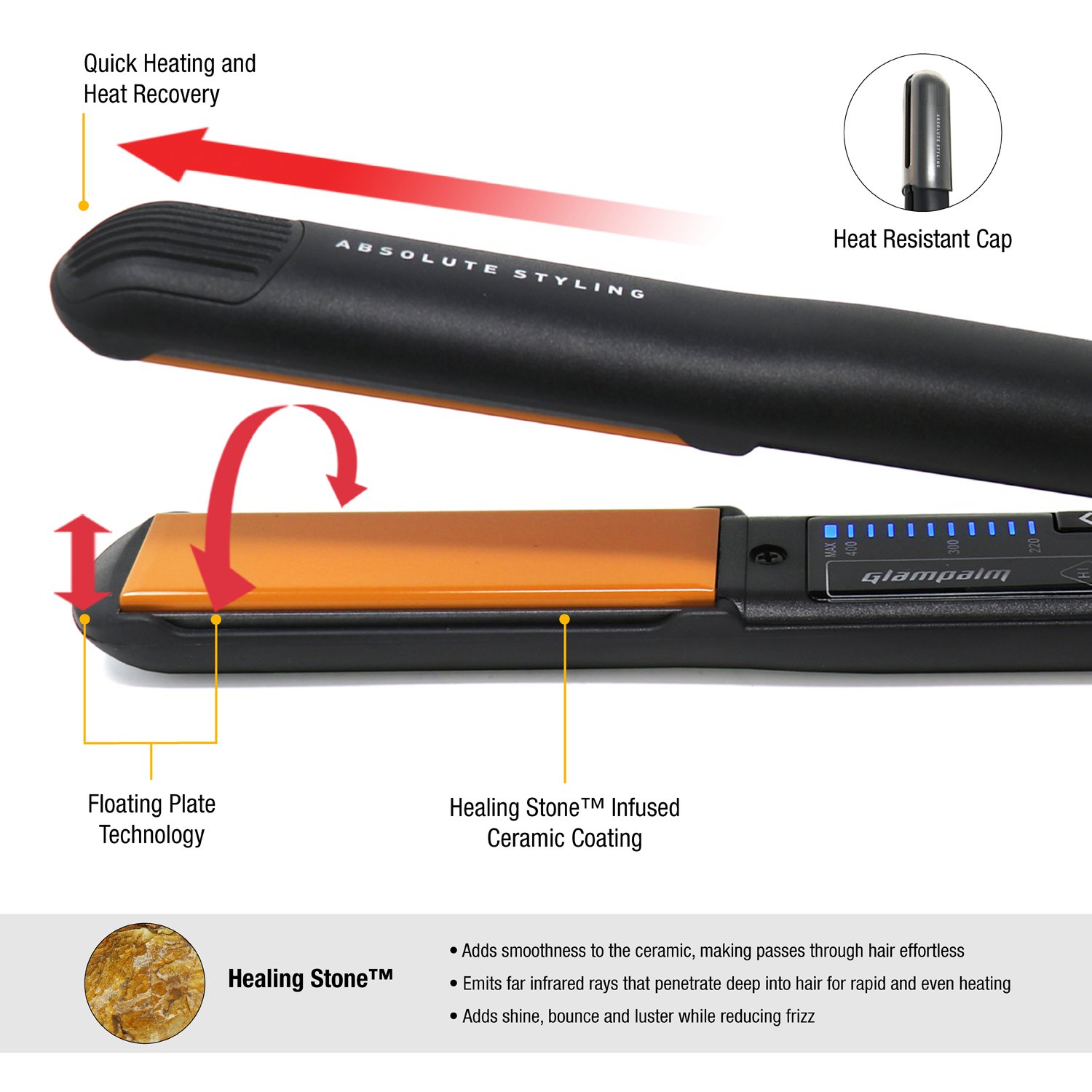 glampalm hair straightener price