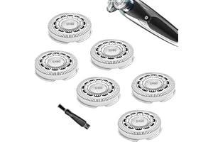 ZOASOD SH60 Shaving Replacement Heads Compatible with Philips Norelco 6000 Replacement Blades,Upgraded Blades for Norelco 6000 Replacement Heads for Philips Series 6000,With Cleaning Brush