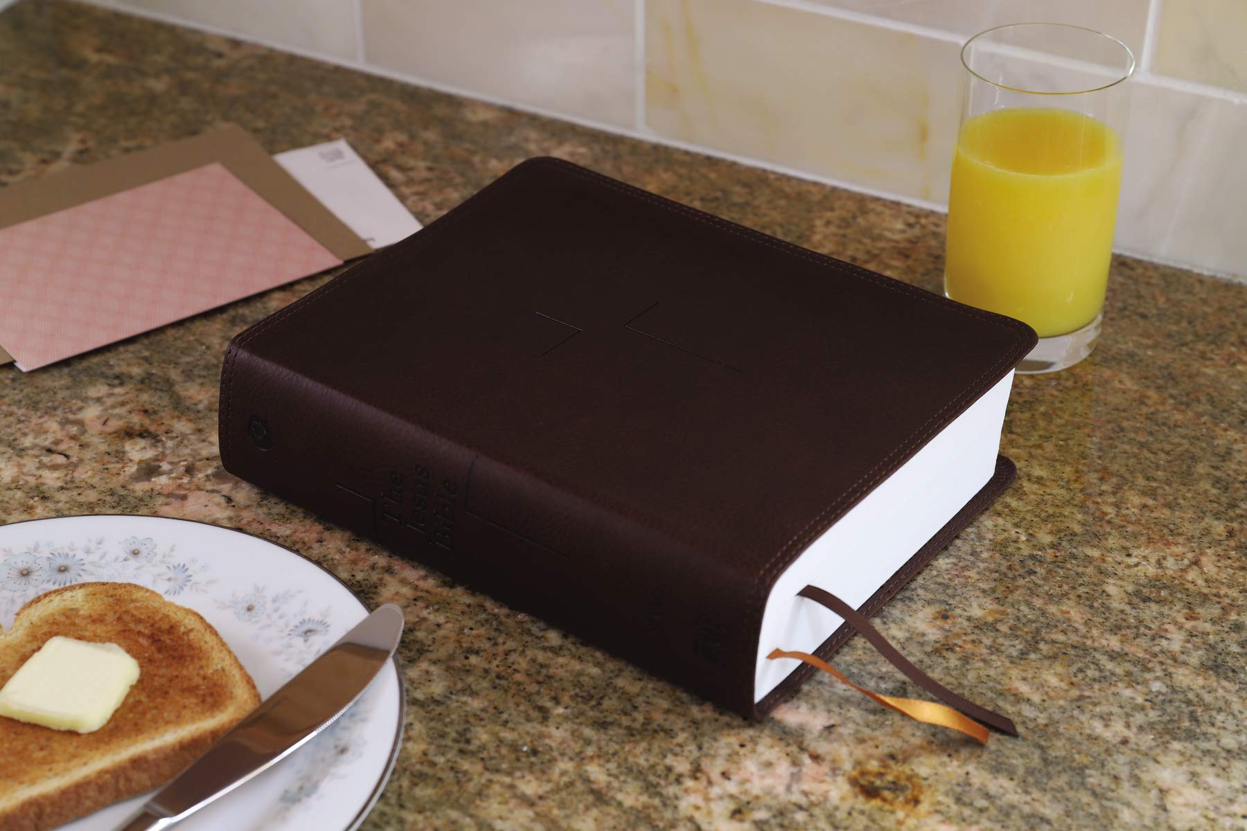 The Jesus Bible, NIV Edition, Leathersoft, Brown, Comfort Print