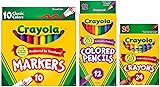 Crayola Classic Bundle: 3 Items - Crayons
