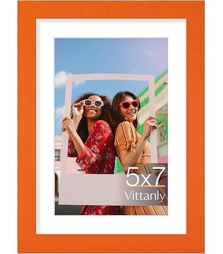 Amazon.com: Icona Bay 5x7 Picture Frame, Yellow Colored Solid Wood