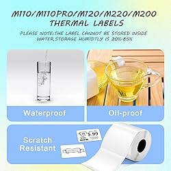 Thermal Labels Compatible with Phomemo