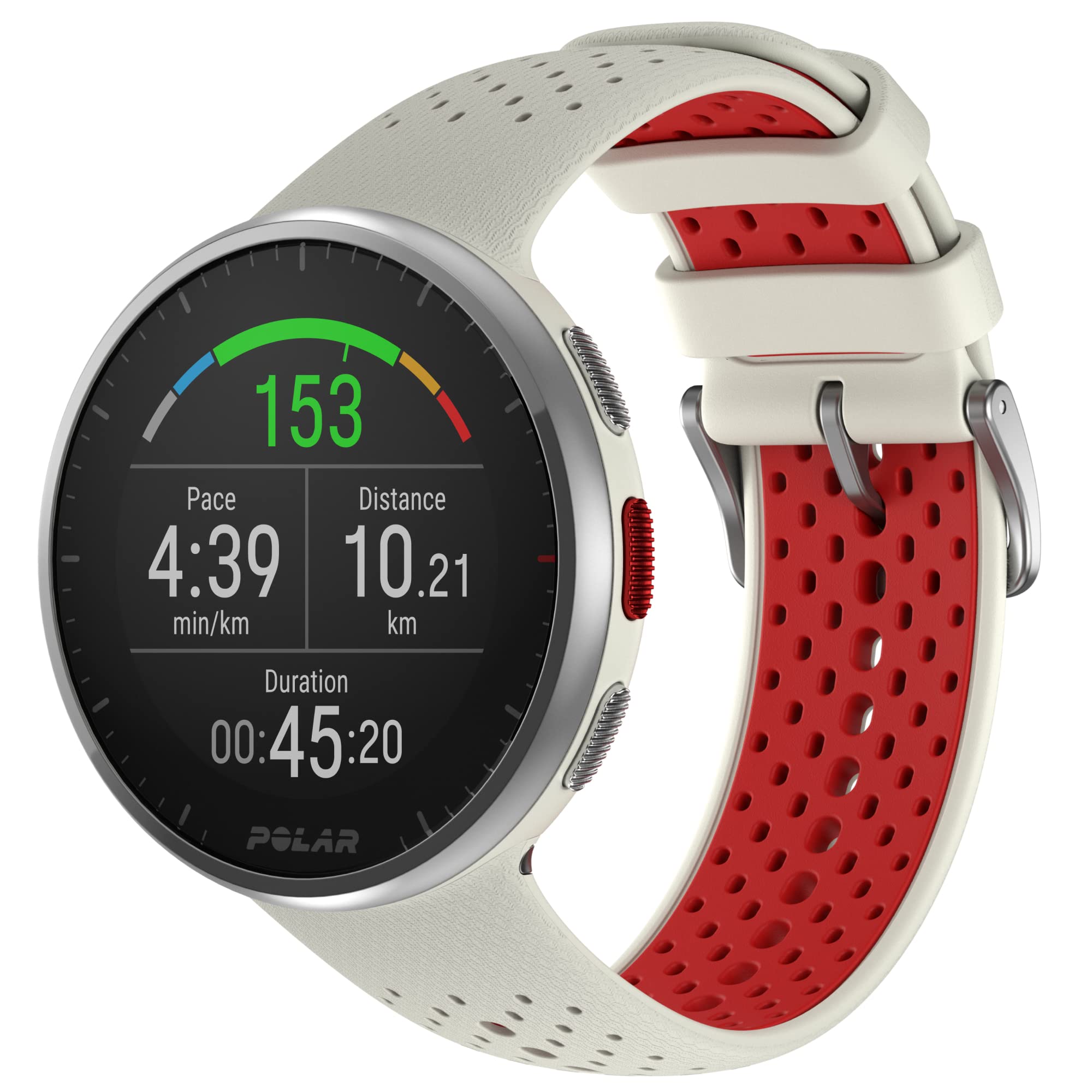 Polar Pacer Pro - Montre GPS Running Sophistiquée - Design Ergonomique Ultra Léger - Nouveaux Programmes D'Entraînement Et De Récupération - Mesure De La Fc - Contraste Amélioré - Commandes Musique