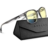 ANYLUV Blue Light Glasses Men Women Computer Gaming Glasses Anti Eyestrain Lightweight Blue Light Blocking Glasses