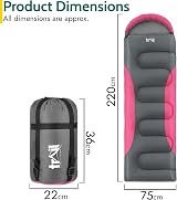 Trail Outdoor Leisure Trail Envelope Sleeping Bag Snug Hood 3 Season 1.3kg view 7