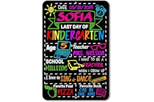 Honey Dew Gifts School Chalkboard Style Photo Prop Tin Sign (Last Day 12x18)