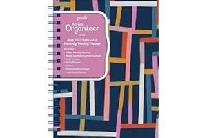 Posh: Deluxe Organizer 17-Month 2023-2024 Monthly/Weekly Softcover Planner Calendar: Crossroads Geometric