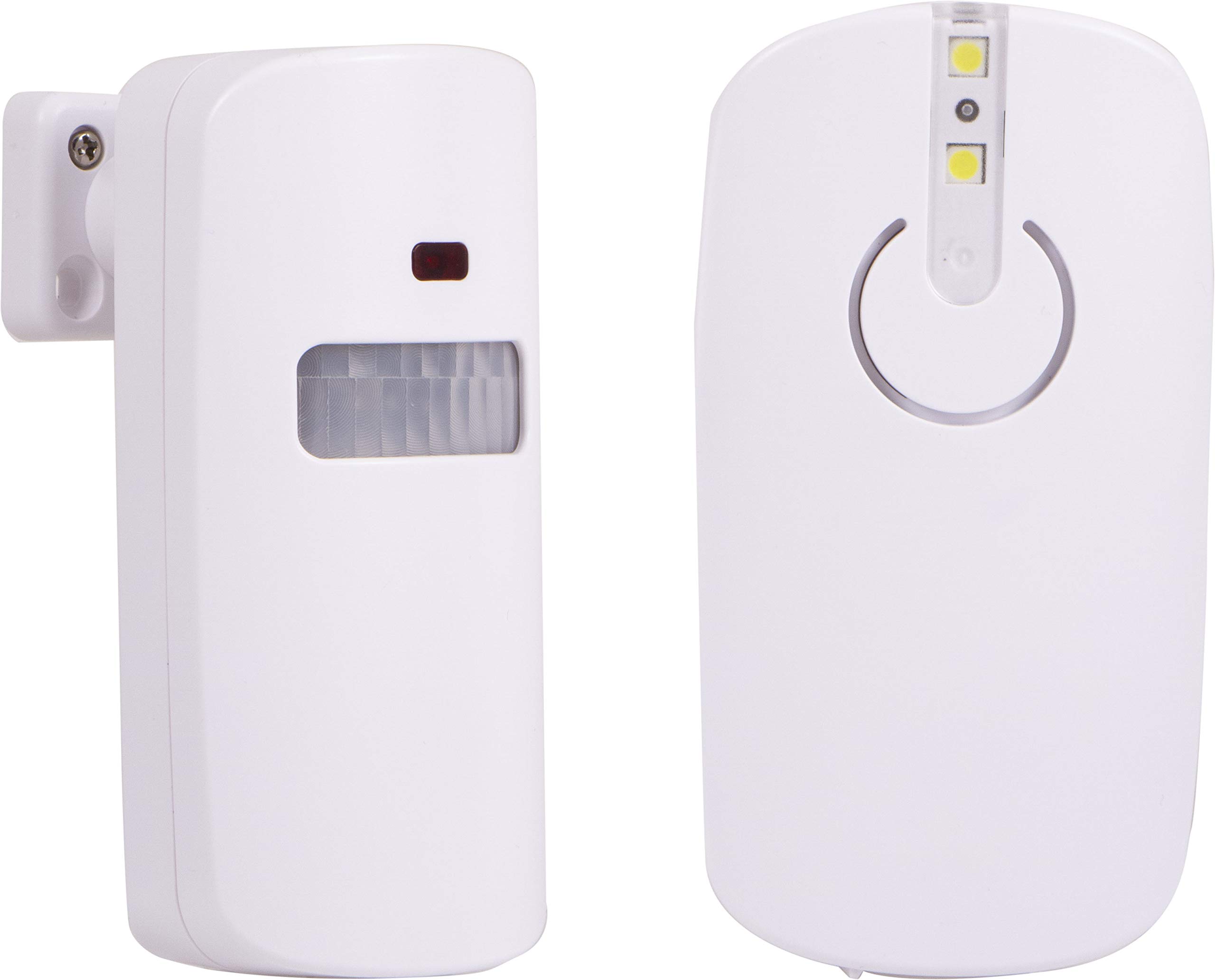 Power Gear Motion-Sensing Driveway Alarm, Battery Operated, Flashing LED Light, Wireless, Easy to Install, Home Protection, Indoor or Outdoor Security, Up to 25ft. Detection Range, 36014-S1