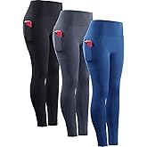 NELEUS Women's Yoga Pant Tummy Control High Waist Running Leggings with Pocket