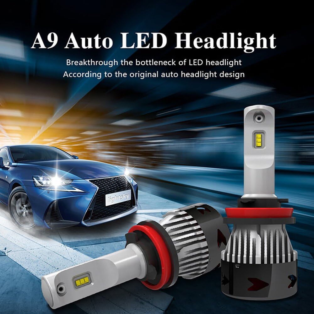 ZHITEYOU Pair Auto Parts Lighting Fog Light 56W/Set DC12V Waterproof Hi/Low Beam H4 H13 9004 9007 High Power Led Automotive Bulbs,880