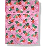 Sonix | Quilted Laptop Sleeve | 13-14 Inch, Quilted Soft Comfy Laptop Carrying Case, Computer Sleeve | Wild Strawberries