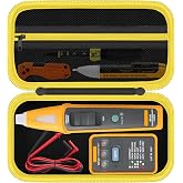 Hard Storage Case for BK120 Breaker Finder &amp; Outlet Tester Kit（CASE ONLY） | Protective Carrying Bag, Shockproof Dustproof EVA Shell, Accessory Storage Pocket, Portable Design for Electrical Repair Use