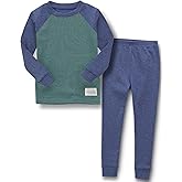 Vaenait 6M-12Y Toddler Kids Super Soft Lightweight Breathable Modal Cotton Melange Sleepwear Pajamas Set