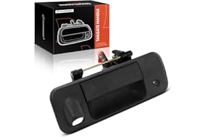 A-Premium Tailgate Handle Liftgate Latch Handle with Rear Camera Hole Compatible with Toyota Tundra 2007-2013, Textured Black