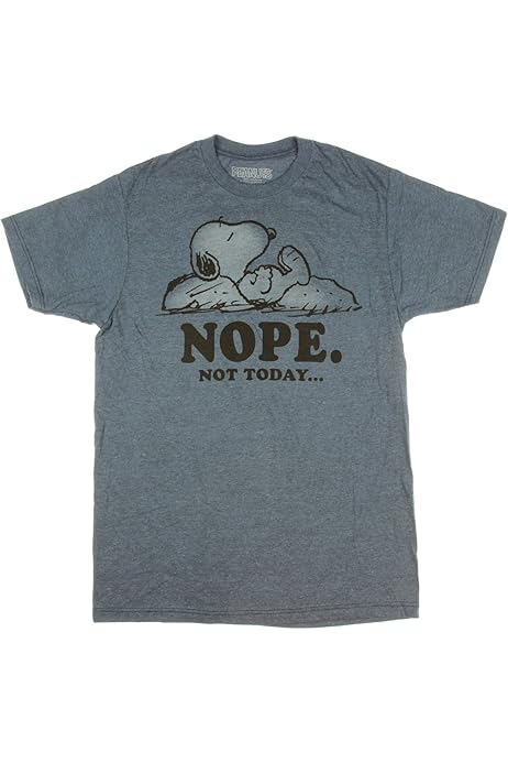 snoopy shirt nope not today