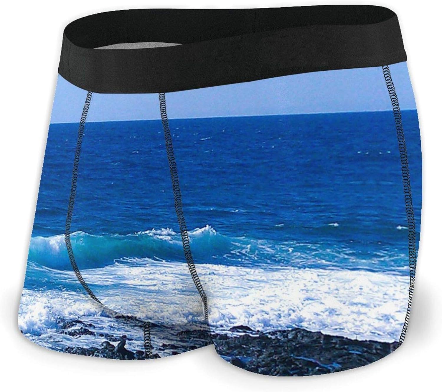 Beautiful Beach Surf Underwear Men'S Boxer Briefs Men'S No Ride Up