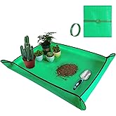 HNXTYAOB 39.5"x 31.5" Large Repotting Mat for Plant Transplanting and Mess Control Thickened Waterproof Potting Tray Plant Gi