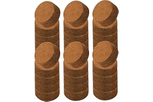 Coconut Coir 30Pcs Compressed Coconut Coir Bricks 1.2'' Dia. Organic Potting Soil Plant Soil Pellets Indoor Seed Starters Kit