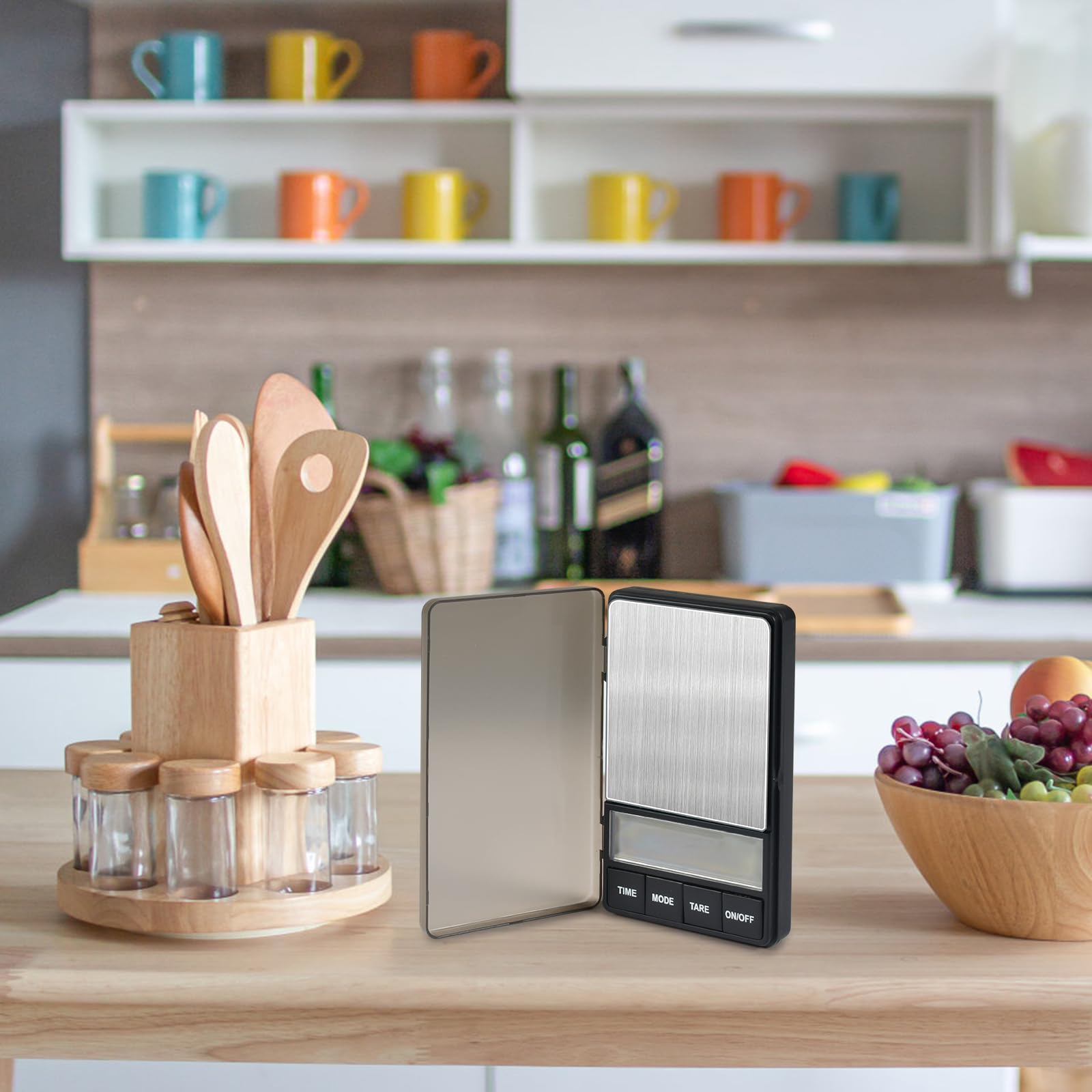 Kaffeewaage mit Timer und elektronische Küchenwaage für Lebensmittel, Kaffee, Schmuck, Medizin 6