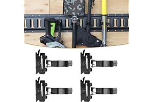E-Track Tool Holders, E Track Accessories Opening for Enclosed Trailer to Keep Shovels, Rakes, Broom E Track Tool Holder Hang