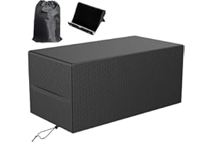 TONINT Waterproof Deck Box Cover,Deck Box dust Cover,Heavy 600D Polyester Oxford Deck Box Cover to Protect Large Deck Box,100% Waterproof for Outdoor Indoor Storage Bag