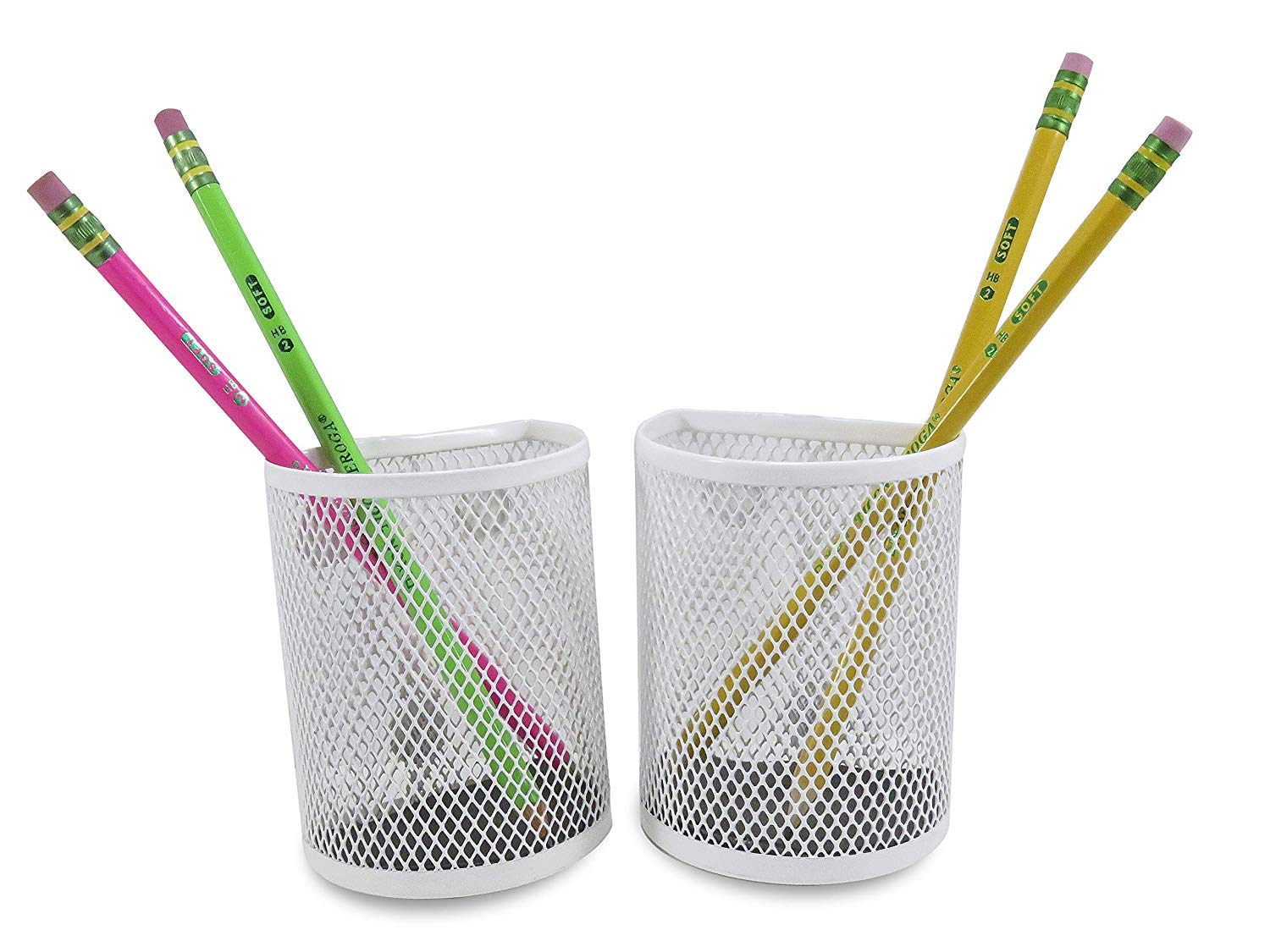 Half Moon - Portalápices magnético (3,7 x 2,8 cm, 2 unidades ...