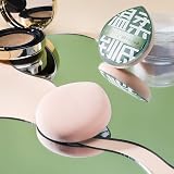 CORNERIA Large Makeup Sponge Powder Puff 2.87x2.75 in Fan Shape view 8