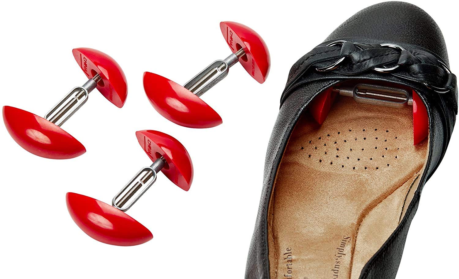 MEDca Shoe Stretcher Sold As a Pack of 2, Red - Image 4