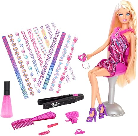 Barbie Hair Tattoos Doll Dolls Amazon Canada