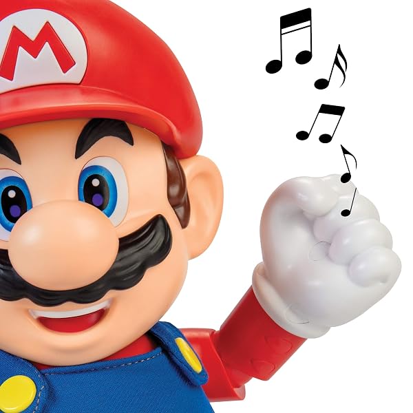SUPER MARIO IT’S-A ME, MARIO! COLLECTIBLE ACTION FIGURE, TALKING POSABLE MARIO FIGURE, 30+ PHRASES AND GAME SOUNDS – 12 INCHES TALL!