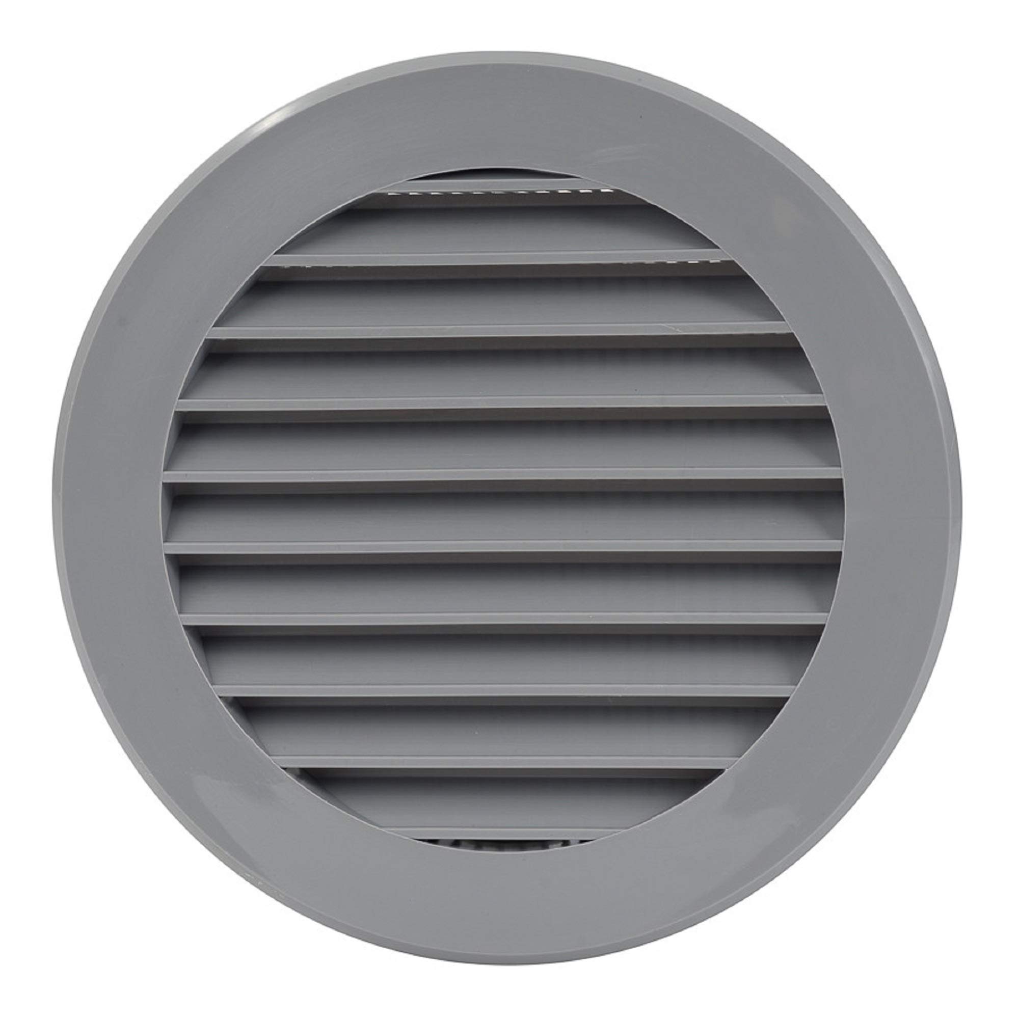 Plastic Air Vent Grille Diameter 125 mm Grey