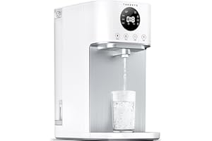 Thereye Reverse Osmosis System Countertop Water Filter, 7 Stage Purification, Portable RO Filtration, Fast Water Delivery, 3:1 Pure to Drain, BPA Free Water Purifier for Home(No Installation Required)