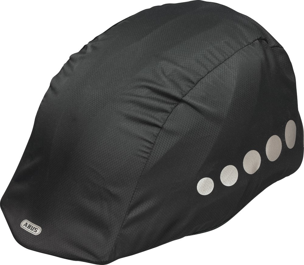 ABUS rain cap for helmets - rain cover with decorative reflectors and elasticated strap - water-repellent