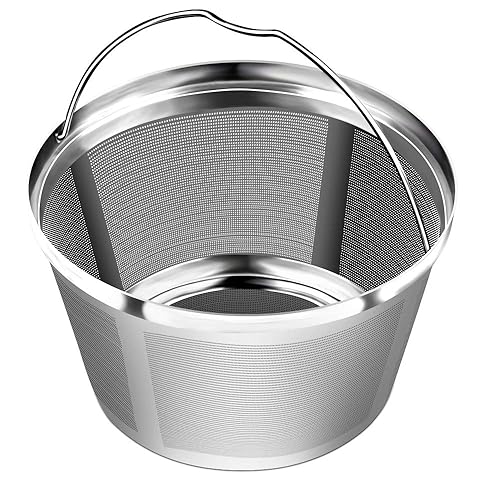 8-12 Cup Reusable Basket Permanent Coffee Filter, Perfect Fit 8-12 Cup Mr  Coffee, Black Decker, BUNN, Cuisinart and Hamilton Beach Basket-Style