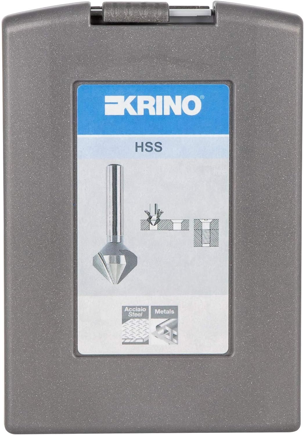 Krino 01270107 - HSS Countersink Set for Steel and Metal - 6 Pieces - Image 3