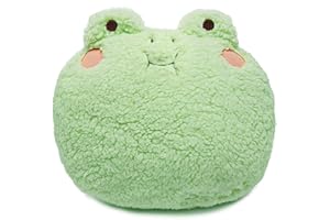 Onsoyours Frog Plush Pillow, Super Soft Frog Stuffed Animal, Adorable Plush Frog Cuddle Cushion Pillow for Kids
