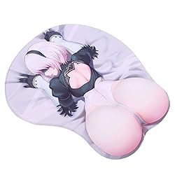 Boo Ace 2B PP Anime Mouse Pads with Wrist Rest