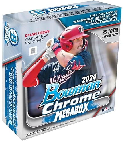 ⚾2023 topps NPB BOWMAN CHROME 1BOXシュリンク付 Amazon.com: 2023 Bowman Chrome Baseball Mega Box