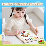 YPLUS Water Colouring Book for Children Painting Set with Thick Paper and Brush view 6