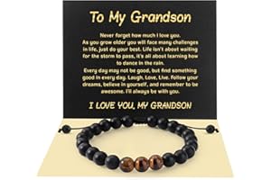 Sensi Blue Easter Basket Stuffers for Teens Boys Grandson Son Nephew Brother Bonus Dad Godfather Gifts, Graduation Birthday Confirmation Retirement Christmas Stocking Valentines Bracelets for Teenage