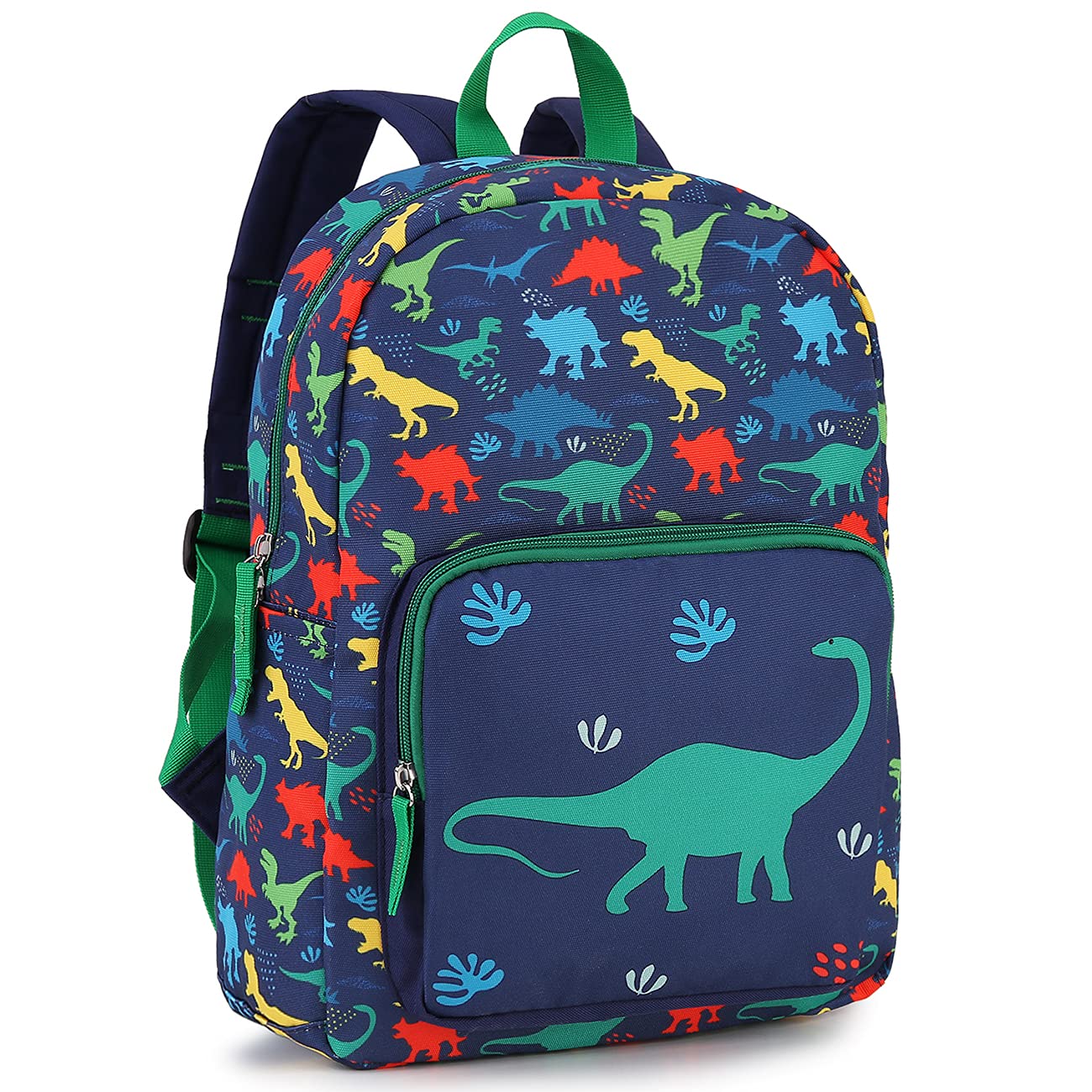 RAVUO Kids Backpack Boys,Lightweight Children’s School Rucksack for Ages 4-9 Years Cute Primary School Bag Fits A4 Folder with Chest Strap Dinosaur
