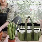 Ghopy Garden Tool Holder Bag 8 Pockets 600D Oxford Heavy Duty Tote view 3