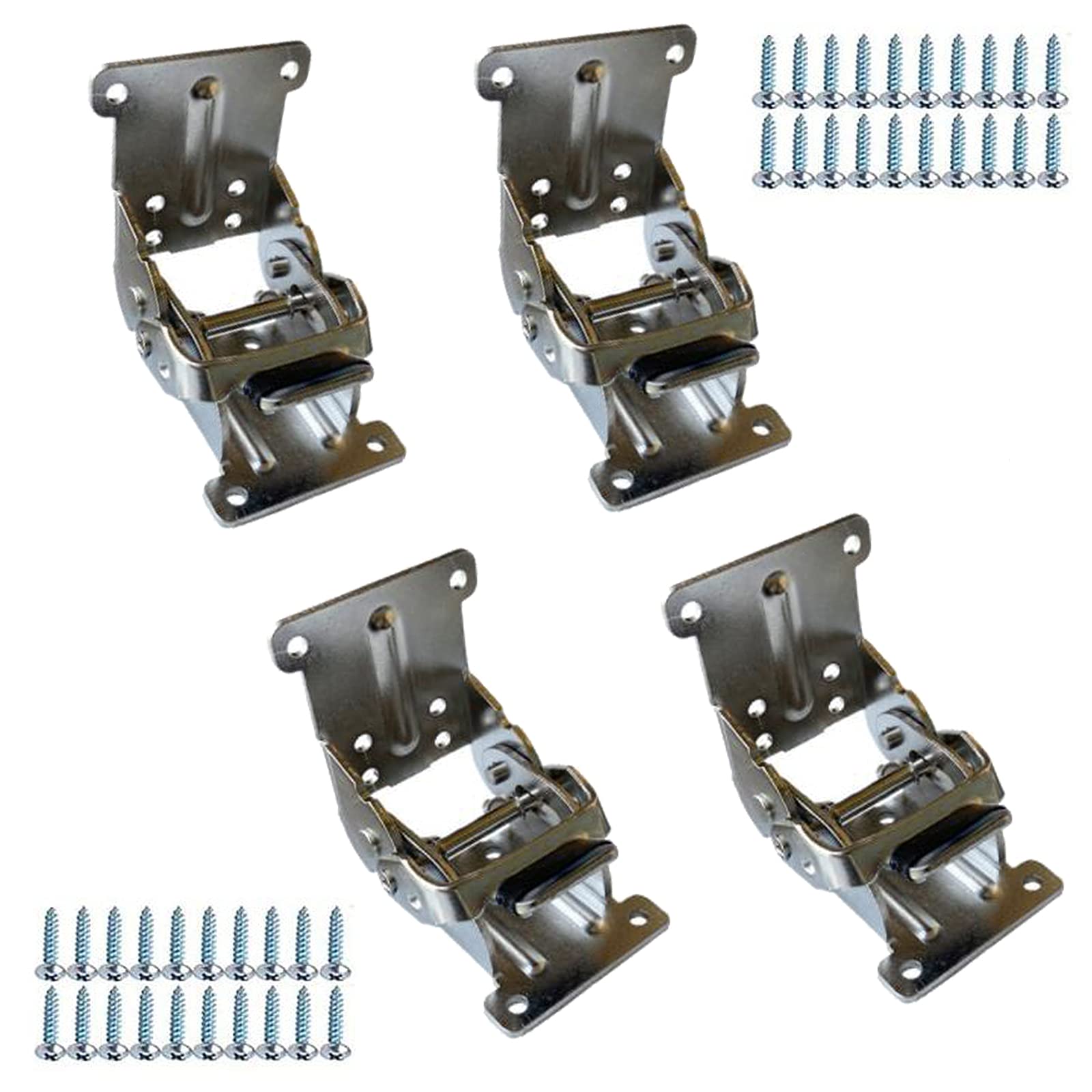 Folding Brackets 4 Pcs 0-90-180 Degree Support Bracket-Self-Locking Hinge with Screws,Lock Extension Support for Folding Legs Workbench Laundry Room Garage Boat Table Bed Leg