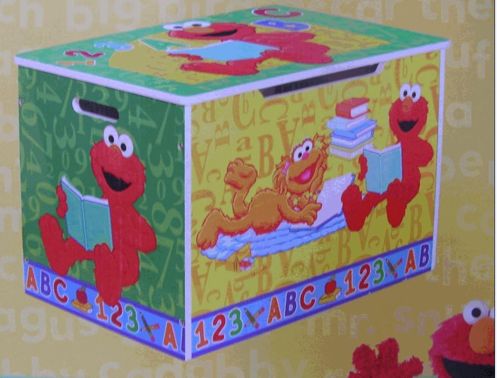 sesame street toy bin