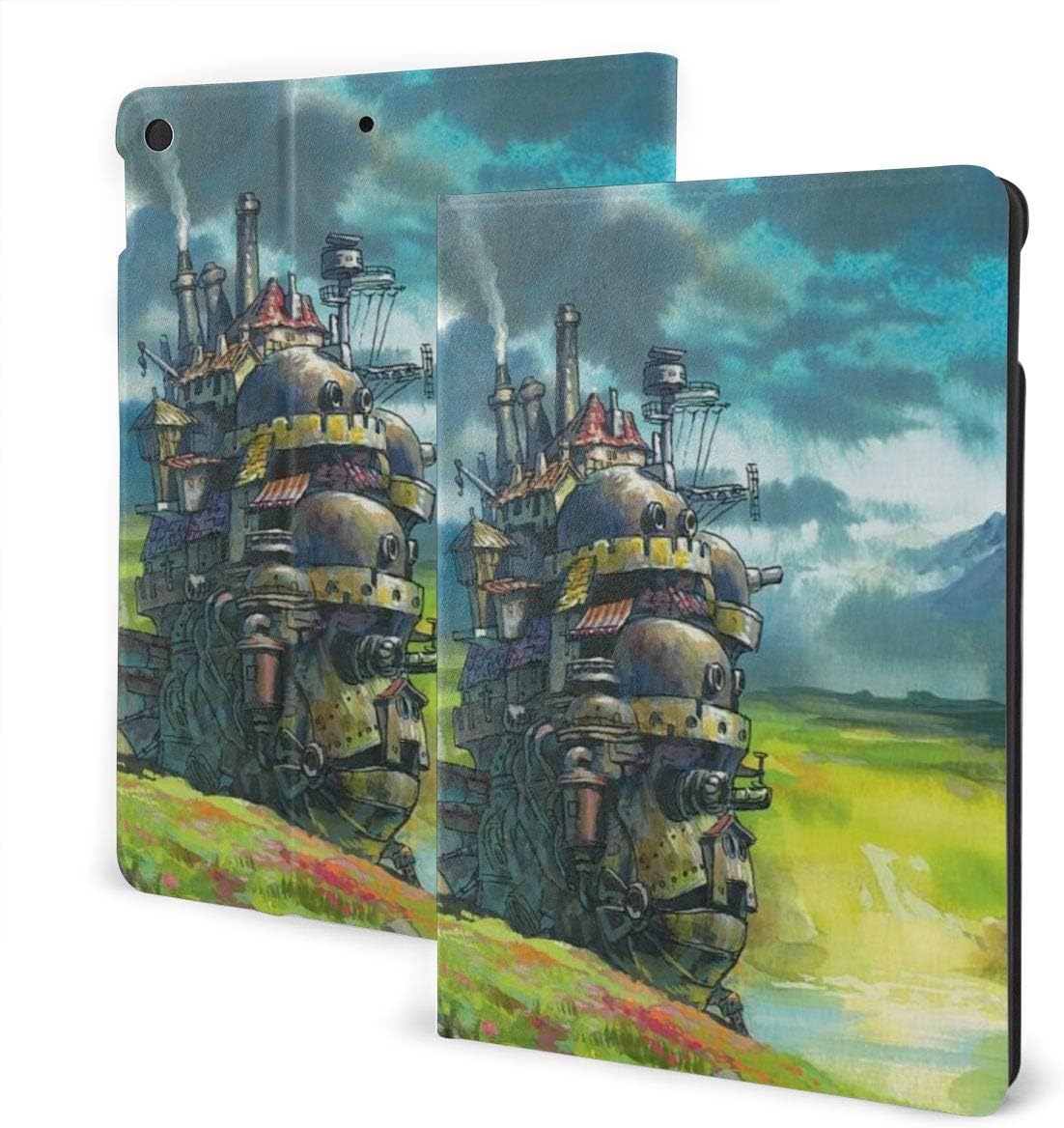 Howl's Moving Castle Ipad 7th / Ipad Air3 & Pro Case with PC Back Soft TPU Bumper Thin Smart Stand Back Cover Scratch Resistant Auto Wake/Sleep Protective Case