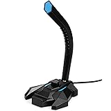 Amazon Basics USB Gaming Microphone - Blue